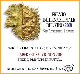 Najlepszy stosunek jakości do ceny dla rocznika 2005 - PREMIO INTERNAZIONALE DEL VINO - AIS 2008