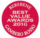 Gambero Rosso 2016 - Oskar Najlepsza Jakość/Cena dla rocznika 2014