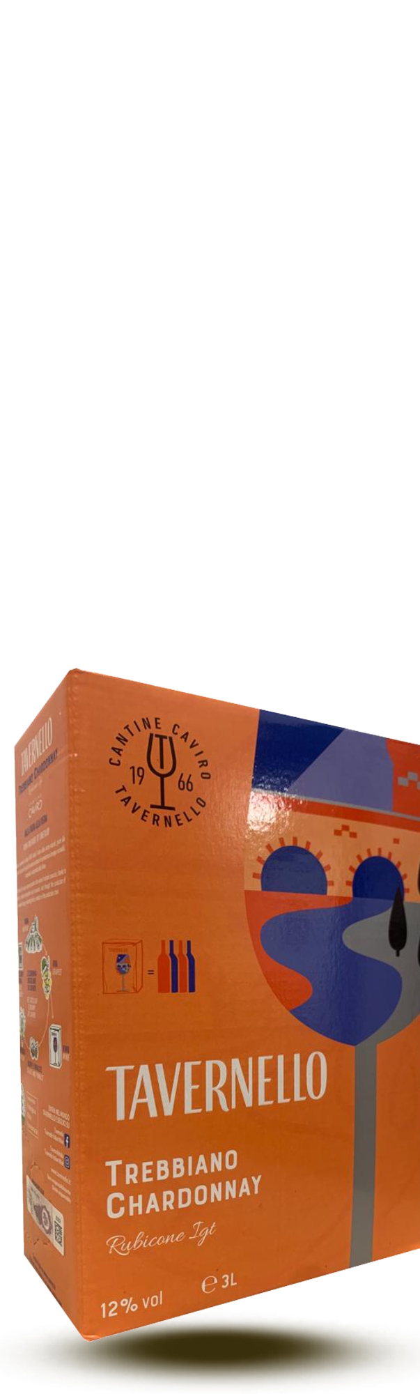 Tavernello Trebbiano Chardonnay Rubicone box
