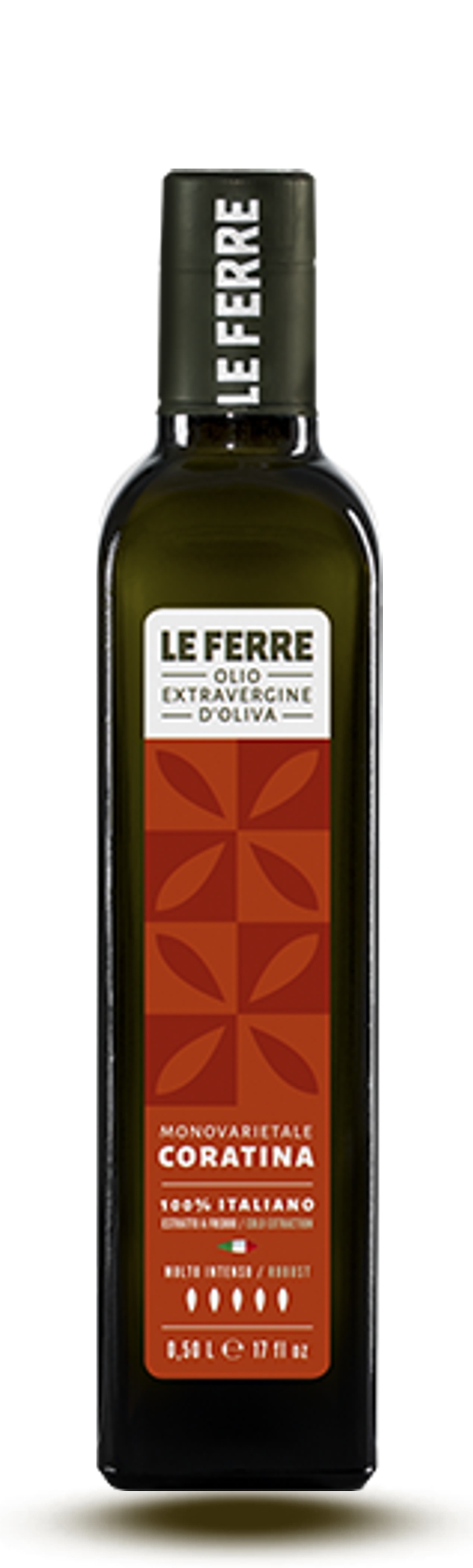 Le Ferre, CORATINA Monovarietale olio extravergine d'oliva 500 ml